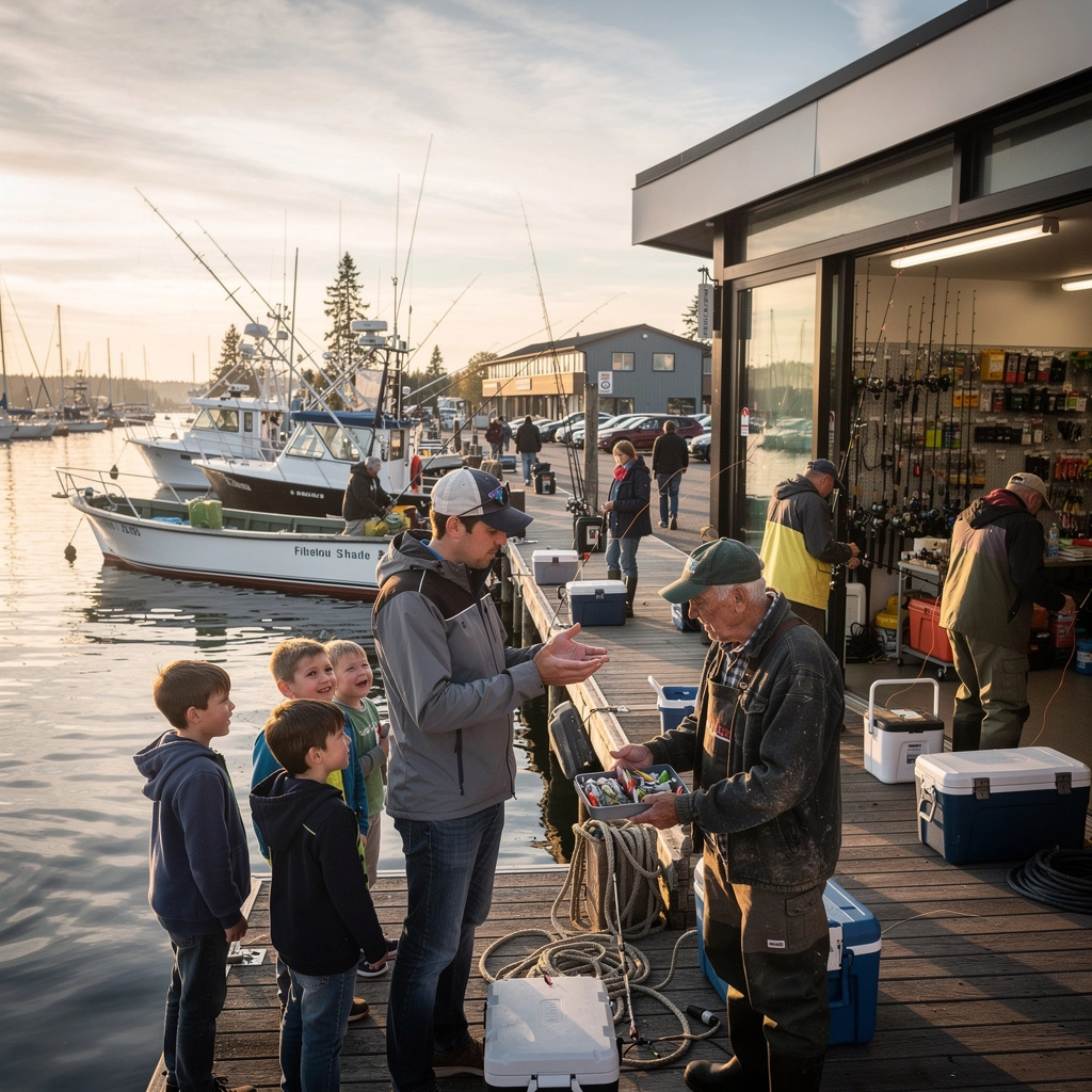 釣り道具を整理するための収納ボックスの写真