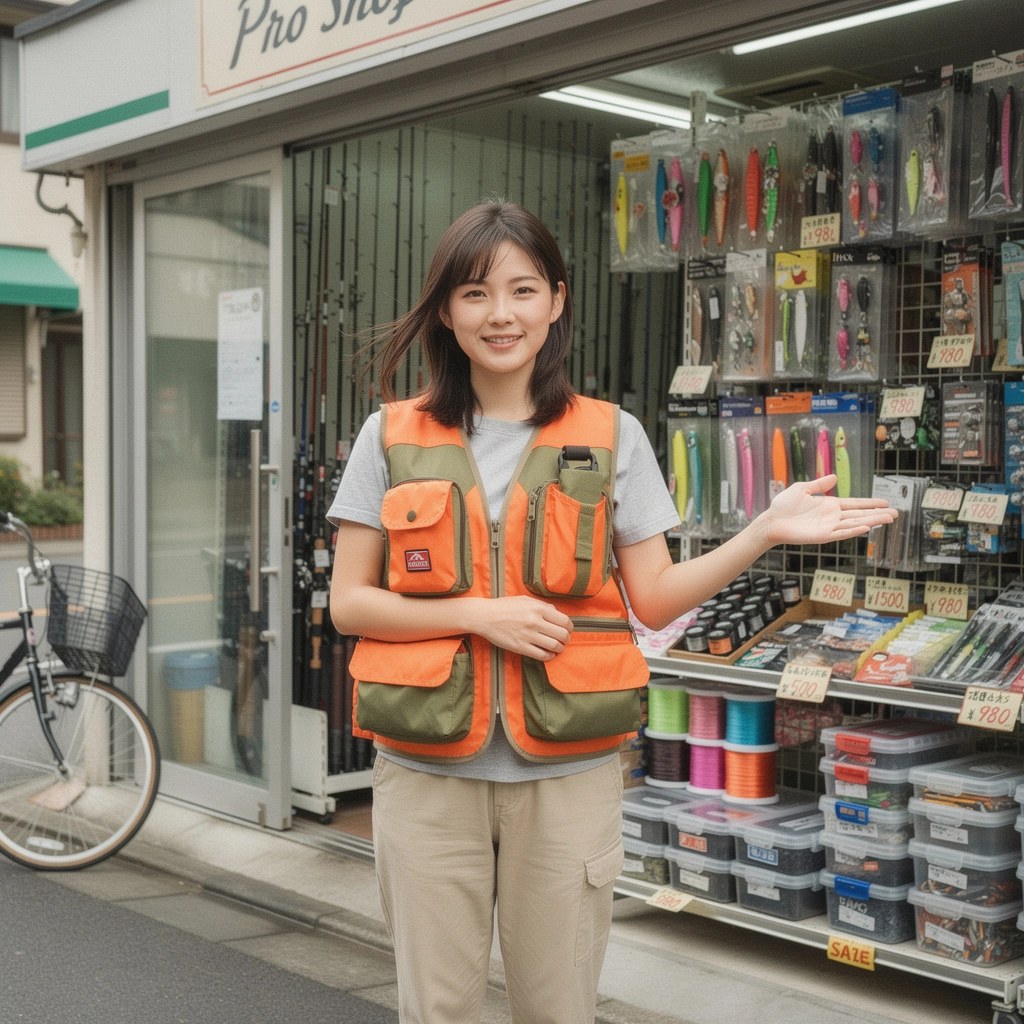 釣りを楽しむ家族が湖で釣りをしている様子